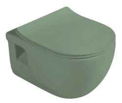 AVVA deska WC slim Soft Close, zielona mat