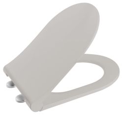 AVVA deska WC slim Soft Close, latte mat
