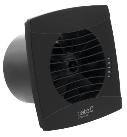 Przejdź do produktu UC-12 TH wentylator łazienkowy osiowy z automatem, osiowy, 12W, wylot 120mm, czarny