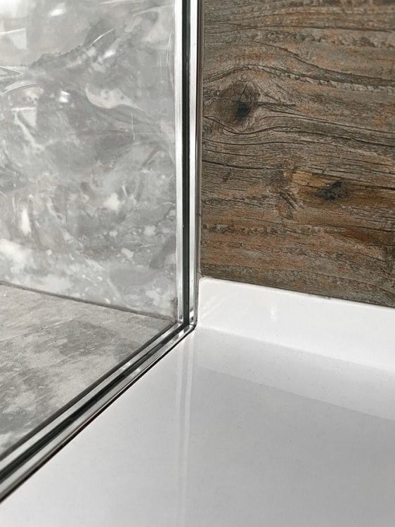 ARCHITEX zestaw do mocowania szkła, ściana-podłoga-sufit, 1610x2600mm, polerowane aluminium