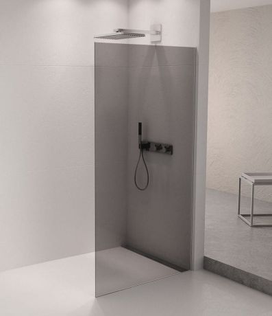 Przejdź do produktu ARCHITEX zestaw do mocowania szkła, ściana-podłoga, 1610x2105mm, polerowane aluminium