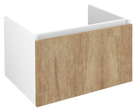 Przejdź do produktu LOREA szafka umywalkowa 70x44x51,2cm, 1x szuflada, dąb alabama/biały mat