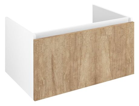 Przejdź do produktu LOREA szafka umywalkowa 80x44x51,2cm, 1x szuflada, dąb alabama/biały mat