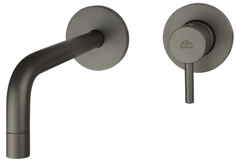 Przejdź do produktu Bateria umywalkowa podtynkowa z wylewką 24,8 cm Paffoni Light LIG007MG grafit