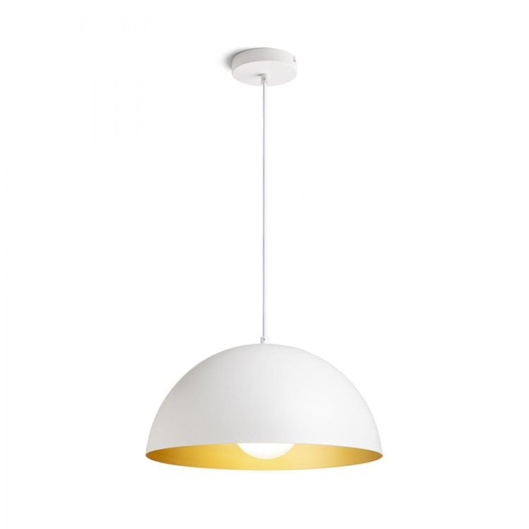 GLADYS 40 wisząca biała/biała 230V LED E27 30W