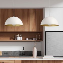 GLADYS 40 wisząca biała/biała 230V LED E27 30W