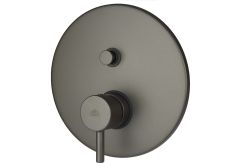 Bateria prysznicowa podtynkowa z przełącznikiem Paffoni Light LIG015MG grafit