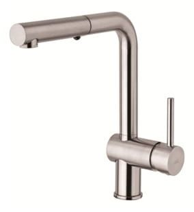 Bateria zlewozmywakowa 29 cm z obrotową wylewką Paffoni Light LIG285ST stal szczotkowana