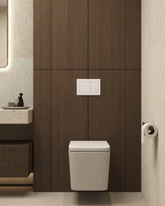 Miska WC bezrantowa wisząca 35x51 cm Uptrend Gravis TR2216 biały