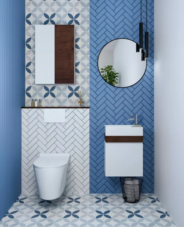 Miska WC bezkołnierzowa wisząca 48x36 cm z deską WC wolnoopadającą Uptrend Amaro TR2217 biały