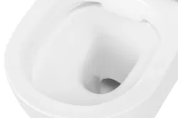 Miska WC bezkołnierzowa wisząca 48x36 cm z deską WC wolnoopadającą Uptrend Amaro TR2217 biały