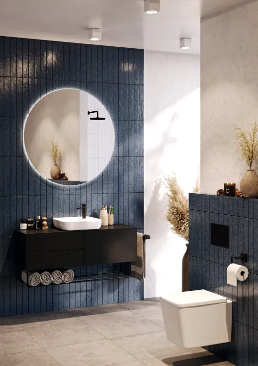 Miska WC bezrantowa wisząca 35x51 cm Trend Gravis TR2216 biały połysk