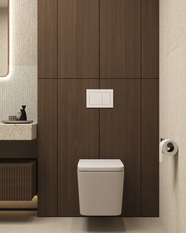 Miska WC bezrantowa wisząca 35x51 cm Trend Gravis TR2216 biały połysk