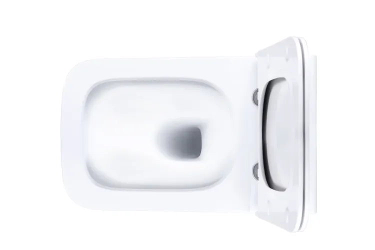 Miska WC bezkołnierzowa 36x57 cm Uptrend Accord z deską WC TR2122D biały połysk