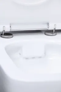 Miska WC bezkołnierzowa 36x57 cm Uptrend Accord z deską WC TR2122D biały połysk