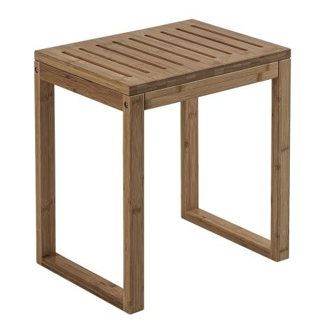 Przejdź do produktu HIMALAYA taboret łazienkowy, 39,5x44,3x29,5cm, bambus