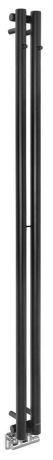 Przejdź do produktu PILON grzejnik łazienkowy 122x1800mm, 2 wieszaki, czarny mat