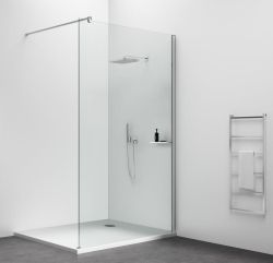 ESCA SHELF profil ścienny z ryflem 2100mm, chrom