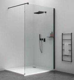 ESCA SHELF profil ścienny z ryflem 2100mm, czarny mat