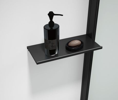 Przejdź do produktu ESCA SHELF półka na profil 230x120mm, czarny mat