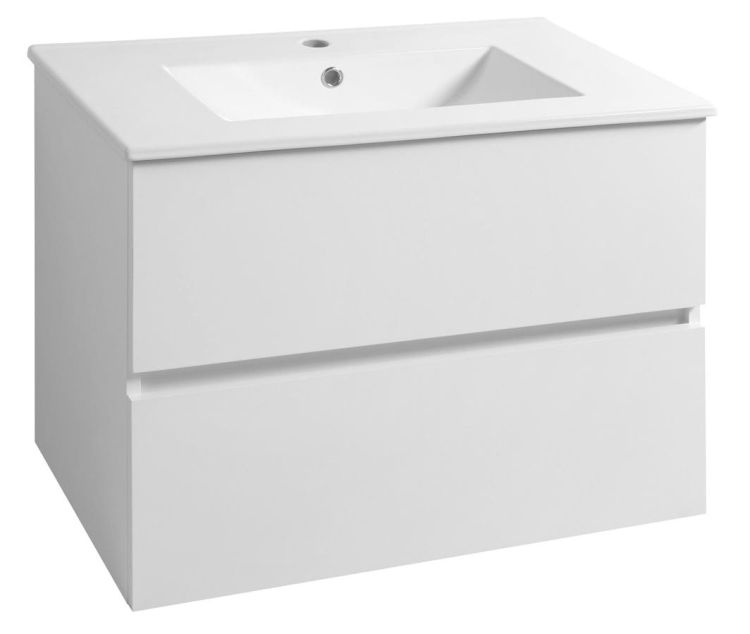 PANEDA szafka umywalkowa, 3 szuflady 74,5x55x45,2cm, biały