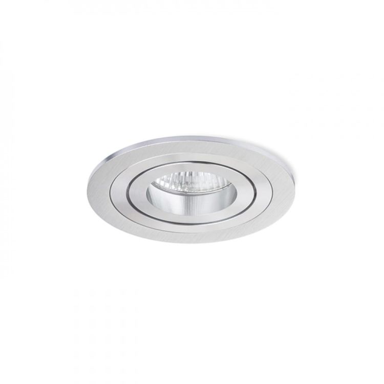 PASADENA GU10 R wpuszczana  aluminium szczotkowane 230V LED GU10 7W