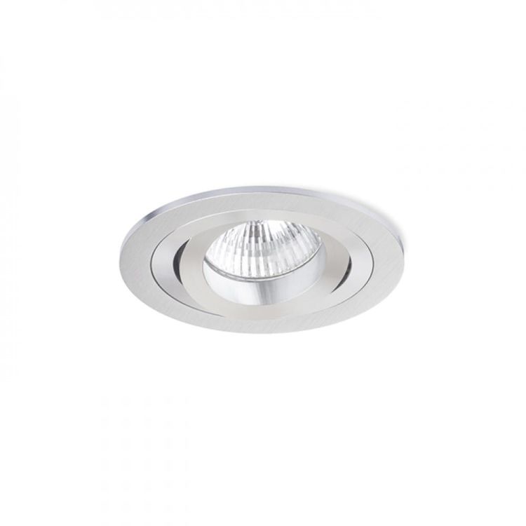 PASADENA GU10 R wpuszczana  aluminium szczotkowane 230V LED GU10 7W