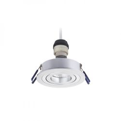 PASADENA GU10 R wpuszczana  aluminium szczotkowane 230V LED GU10 7W
