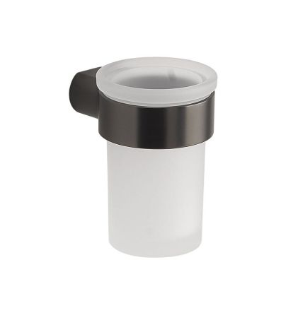 Przejdź do produktu PIRENEI kubek, szkło mleczne, gun metal
