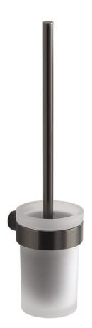 Przejdź do produktu PIRENEI wisząca szczotka do WC, szkło mleczne, gun metal
