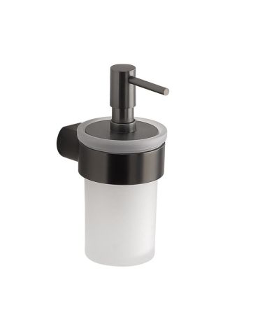 Przejdź do produktu PIRENEI dozownik mydła, szkło mleczne, gun metal