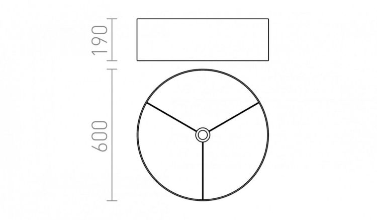 RON 60/19 abażur  Monaco naftowa/srebrene PVC  max. 23W