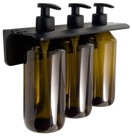 Przejdź do produktu GROUPER potrójny wiszący dozownik mydła, 3x500ml, brąz