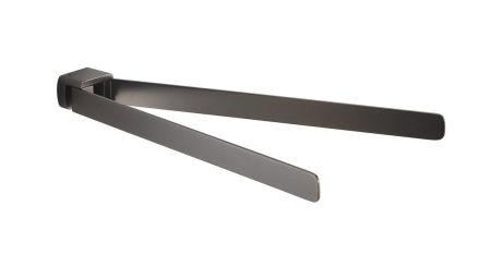 Przejdź do produktu PIRENEI obrotowy wieszak na ręczniki podwójny 350mm, gun metal