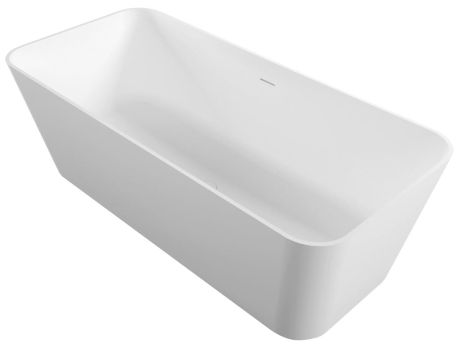 Przejdź do produktu LEYLA wanna wolnostojąca 170x78x55cm, solid surface, biały mat