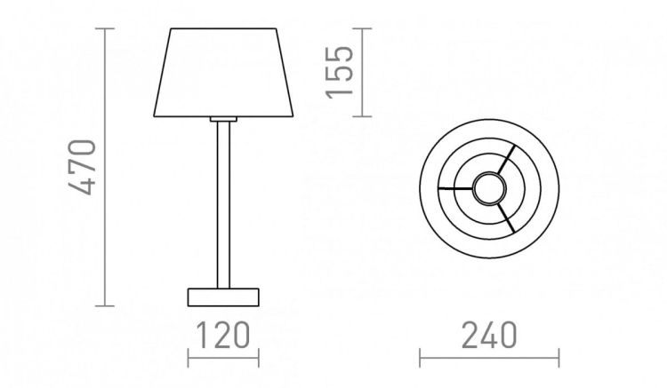 MAUI/ALVIS 24 stołowa kremowo - biała drewno 230V LED E27 11W
