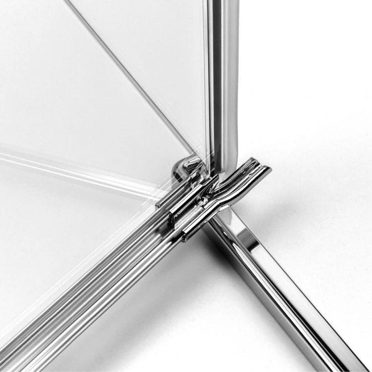 KABINA EVENTA 1D PROSTOKĄTNA P 100x90x200 CZYSTE 8mm ACTIVE SHIELD 2.0