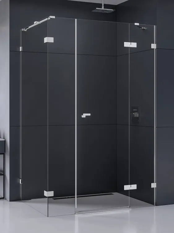 NZ4 KABINA EVENTA PLUS 1D PROSTOKĄTNA P 150x80x200 CZYSTE 8mm ACTIVE SHIELD 2.0