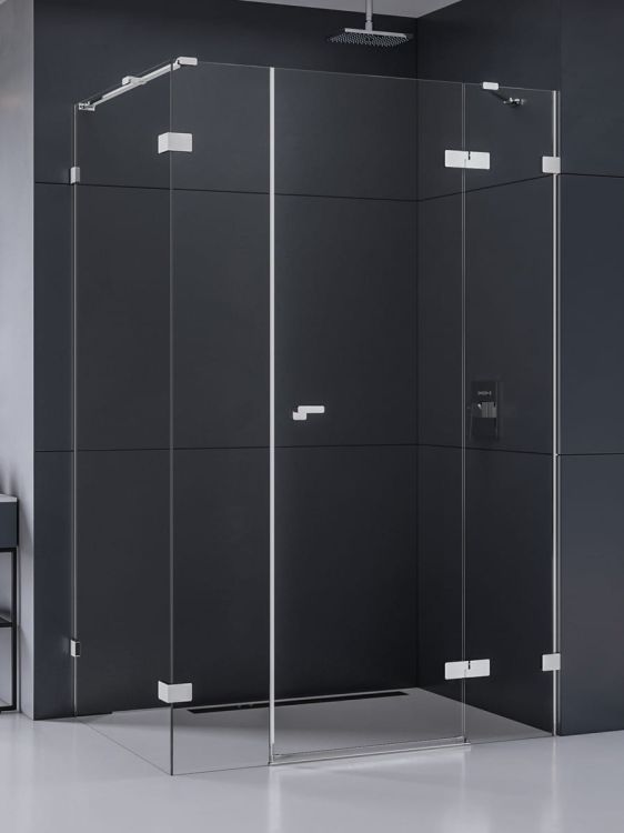 NZ4 KABINA EVENTA PLUS 1D PROSTOKĄTNA P 130x100x200 CZYSTE 8mm ACTIVE SHIELD 2.0