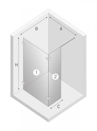 Przejdź do produktu NZ4 KABINA EVENTA ŚCIANKA U 23x200 CZYSTE 8mm ACTIVE SHIELD 2.0