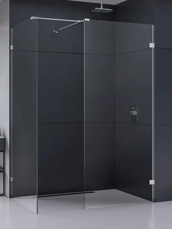 KABINA EVENTA WALK-IN U 160x90x200 CZYSTE 8mm ACTIVE SHIELD 2.0