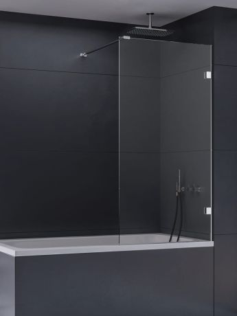 Przejdź do produktu NZ4 PARAWAN NAWANNOWY EVENTA U 70x150 CZYSTE 8mm ACTIVE SHIELD 2.0  WSP. PROSTOPADŁY