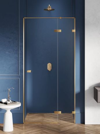 Przejdź do produktu DRZWI WNĘKOWE AVEXA GOLD BRUSHED 1D P 90x200 CZYSTE 6mm ACTIVE SHIELD 2.0
