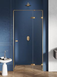 DRZWI WNĘKOWE AVEXA GOLD BRUSHED 1D P 110x200 CZYSTE 6mm ACTIVE SHIELD 2.0