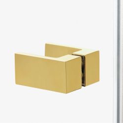 KABINA AVEXA GOLD BRUSHED 1D PROSTOKĄTNA L 80x110x200 CZYSTE 6mm ACTIVE SHIELD 2.0