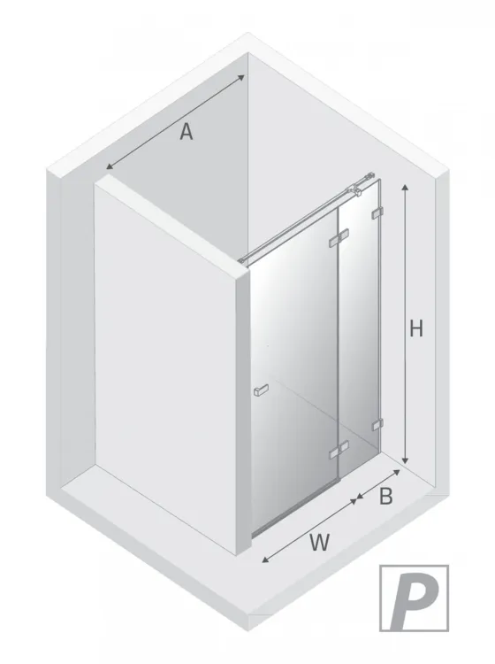 DRZWI WNĘKOWE AVEXA 1D P 80x200 CZYSTE 6mm ACTIVE SHIELD 2.0