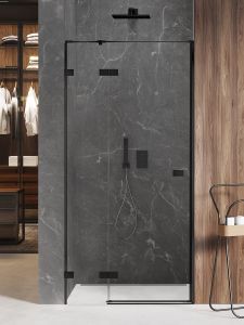 DRZWI WNĘKOWE AVEXA BLACK 1D L 110x200 CZYSTE 6mm ACTIVE SHIELD 2.0