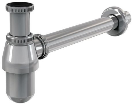 Przejdź do produktu Syfon umywalkowy metalowy retro Alcaplast A431 design