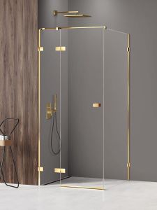 KABINA AVEXA GOLD SHINE 1D PROSTOKĄTNA L 80x120x200 CZYSTE 6mm ACTIVE SHIELD 2.0
