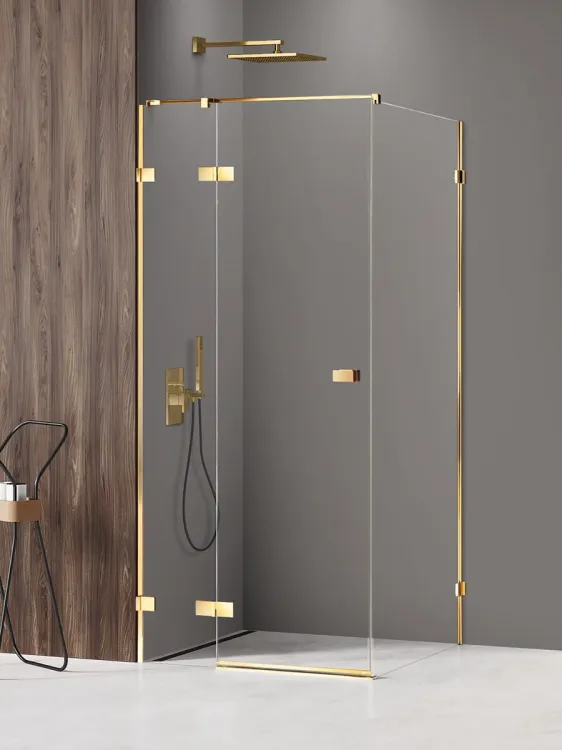 KABINA AVEXA GOLD SHINE 1D PROSTOKĄTNA L 120x100x200 CZYSTE 6mm ACTIVE SHIELD 2.0